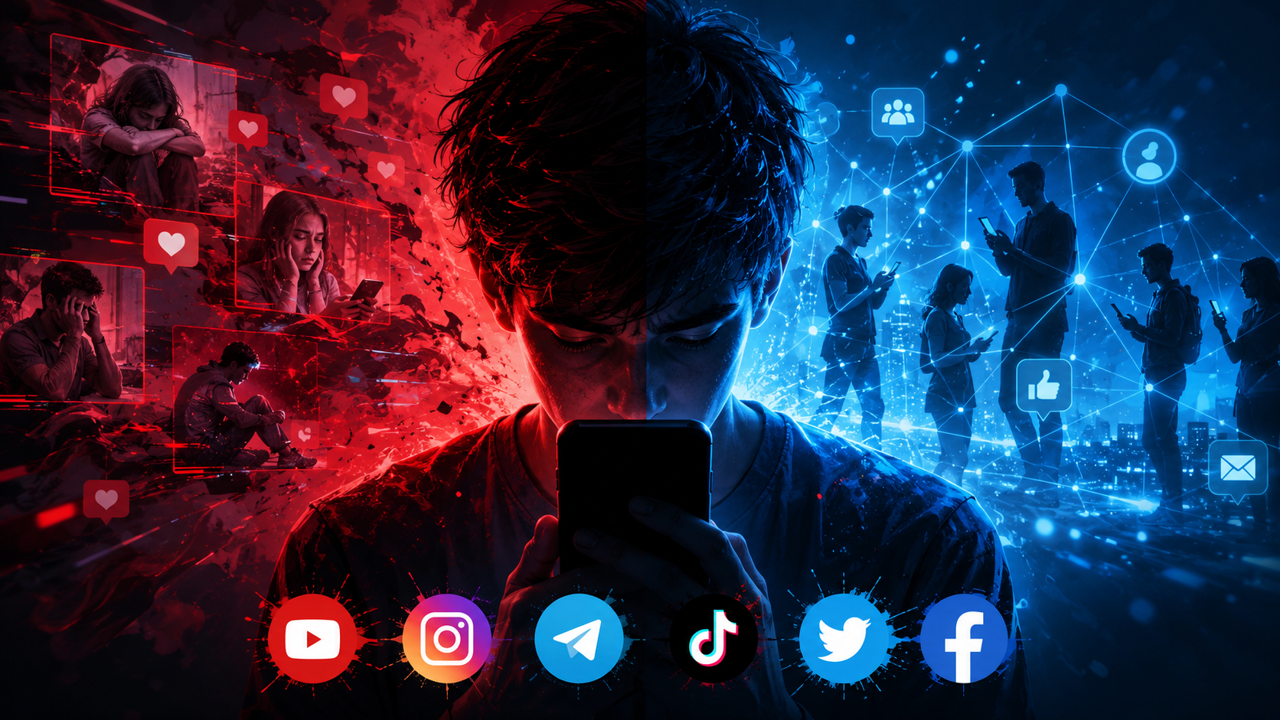 تأثیرات منفی شبکه‌های اجتماعی چیست ؟
